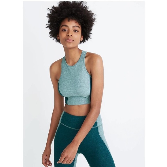 Outdoor Voices x Madewell S 3/4 Warmup Leggings and Athena Crop Top - Picture 2 of 14